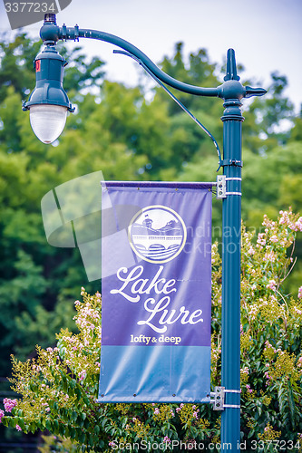 Image of scenery around lake lure north carolina