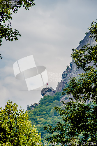 Image of chimney rock park and lake lure scenery