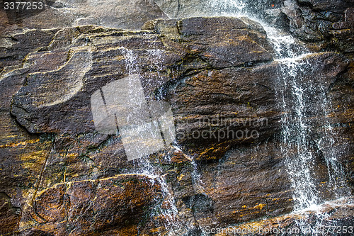 Image of hickory nut waterfalls during daylight summer