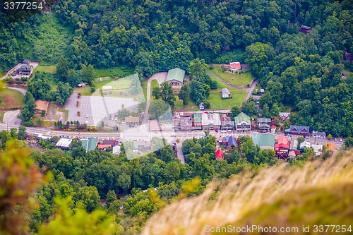 Image of chimney rock park and lake lure scenery