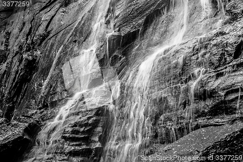 Image of hickory nut waterfalls during daylight summer