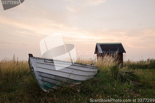 Image of Old rowing boat