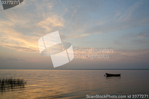 Image of Rowing boat silhouette