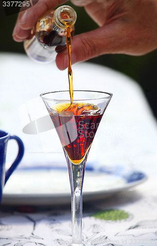 Image of Liqueur being poured into glass