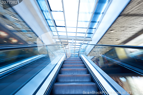 Image of Shopping mall  escalators