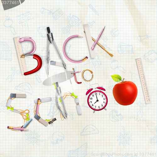 Image of Back to School. EPS 10