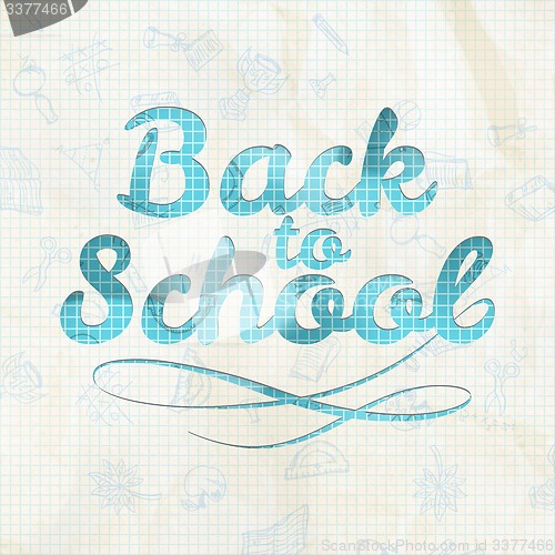Image of Back to School. EPS 10