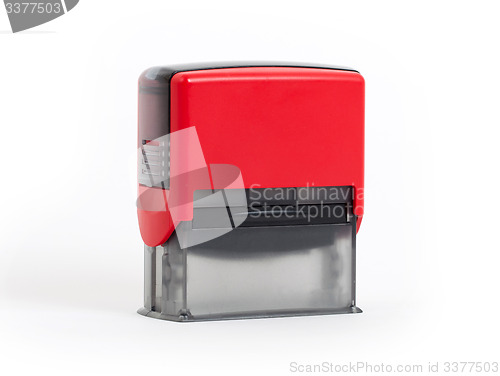 Image of Plastic stamp isolated