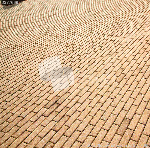 Image of abstract step   brick in  italy old wall and texture material th