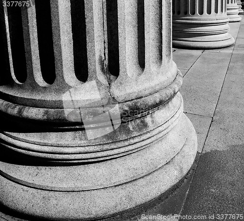 Image of abstract old column in the  country  of europe italy and marble 