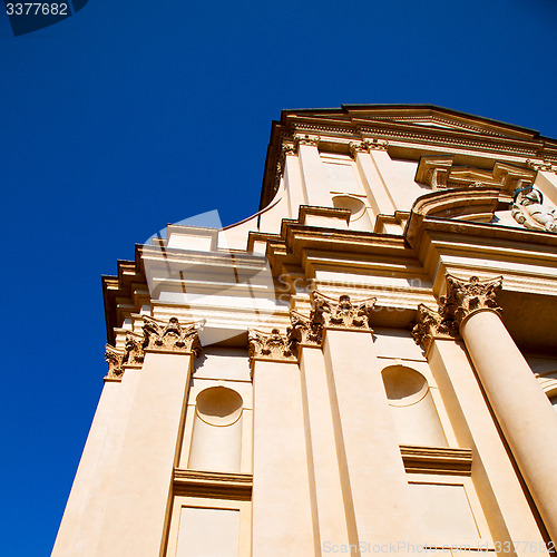 Image of building old architecture in italy europe milan religion       a