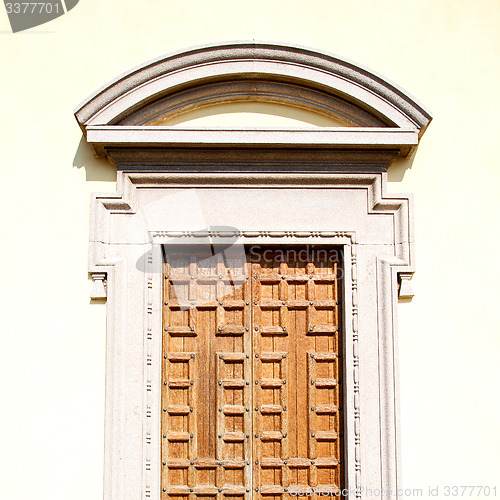 Image of old   door    in italy old ancian wood and traditional  texture 