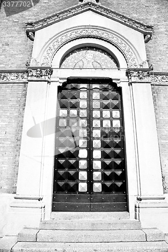 Image of old   door    in italy old ancian wood and traditional  texture 