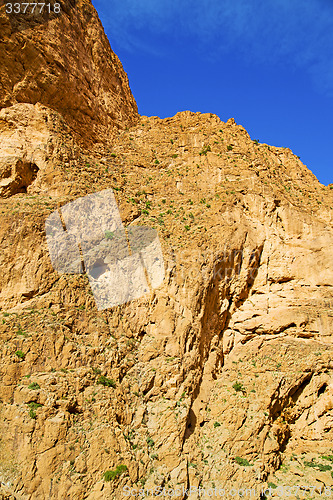 Image of in todra africa morocco the atlas   mountain