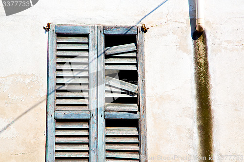 Image of in europe italy milan old architecture  blind wall
