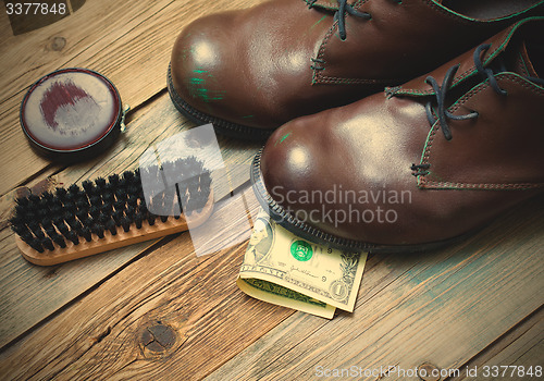 Image of Shoe Shine for money, service