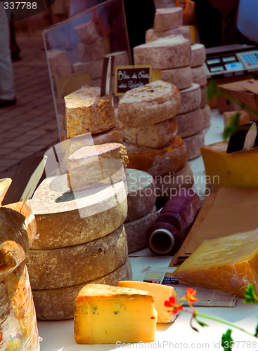 Image of Cheeses on the market