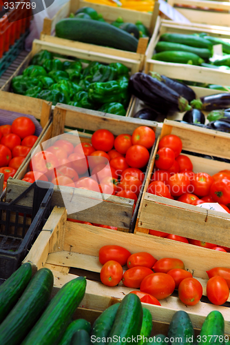 Image of Vegetables on the market