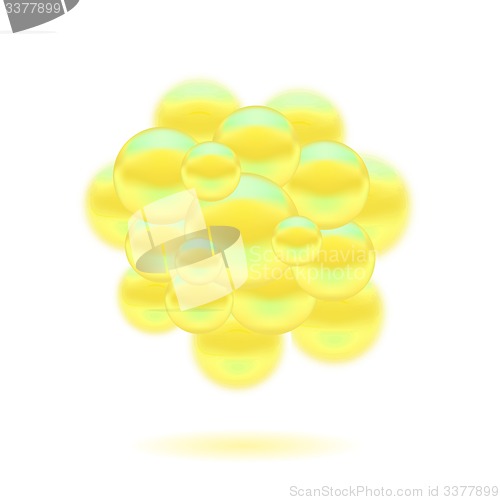 Image of Abstract Molecules Design. 
