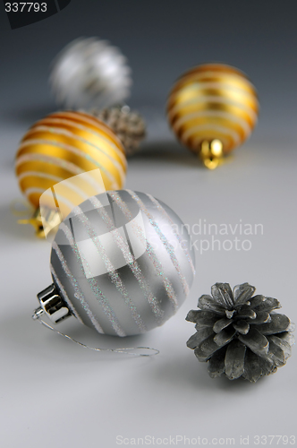 Image of Christmas ornaments