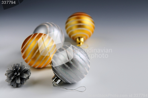 Image of Christmas ornaments