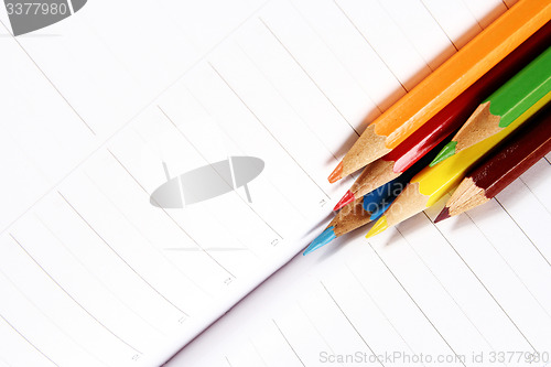 Image of Color pencil and agenda