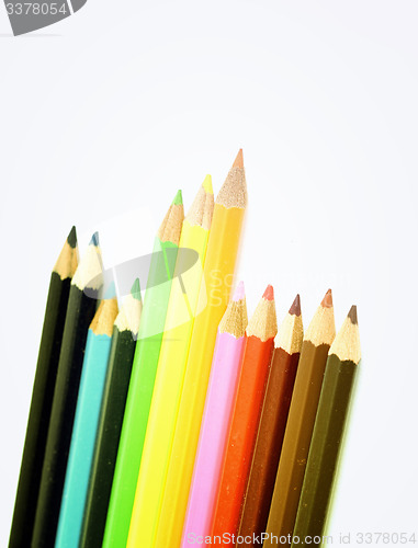 Image of Close-up pencil.