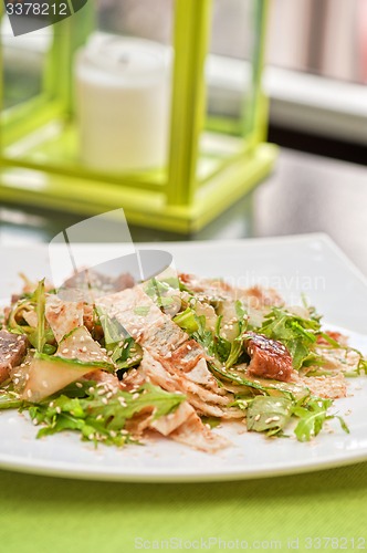 Image of Salad with smoked eel