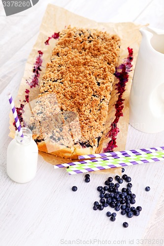 Image of blueberry cake 
