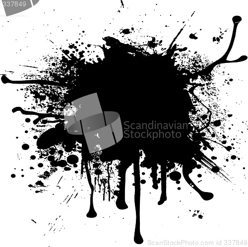 Image of ink splat blob