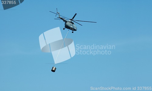 Image of Firefighting helicopter