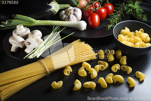 Image of Pasta with ingredients