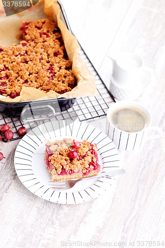 Image of gooseberry cake