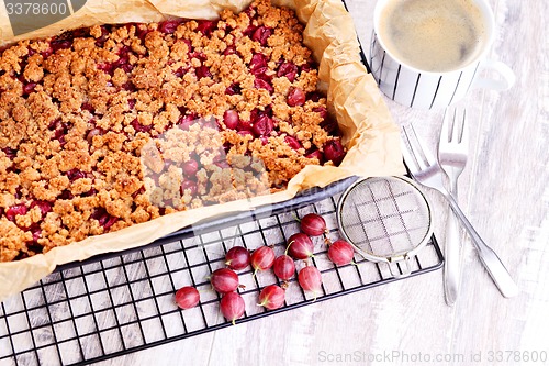 Image of gooseberry cake