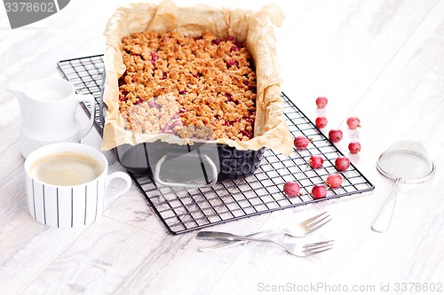 Image of gooseberry cake