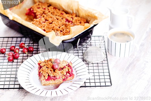 Image of gooseberry cake