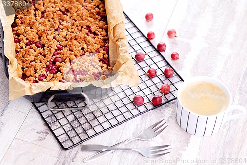 Image of gooseberry cake