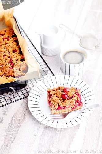 Image of gooseberry cake