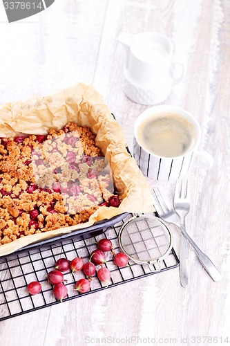 Image of gooseberry cake