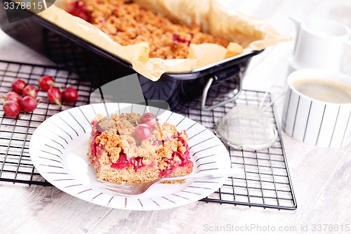 Image of gooseberry cake