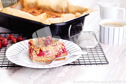 Image of gooseberry cake