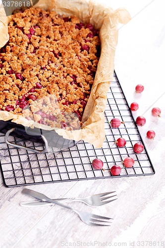 Image of gooseberry cake