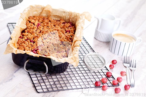 Image of gooseberry cake