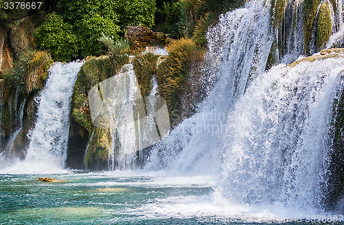 Image of Waterfall in Krka national park, Croatia