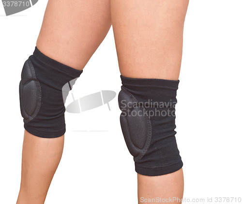 Image of legs with knee caps
