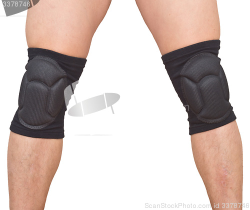 Image of legs with knee caps