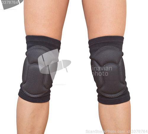 Image of legs with knee caps