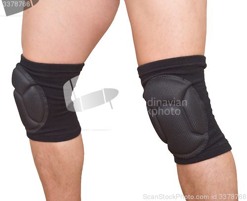 Image of legs with knee caps