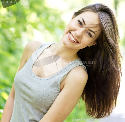 Image of laughing woman