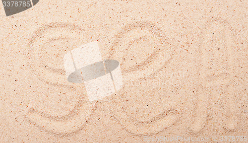 Image of Sea on sand